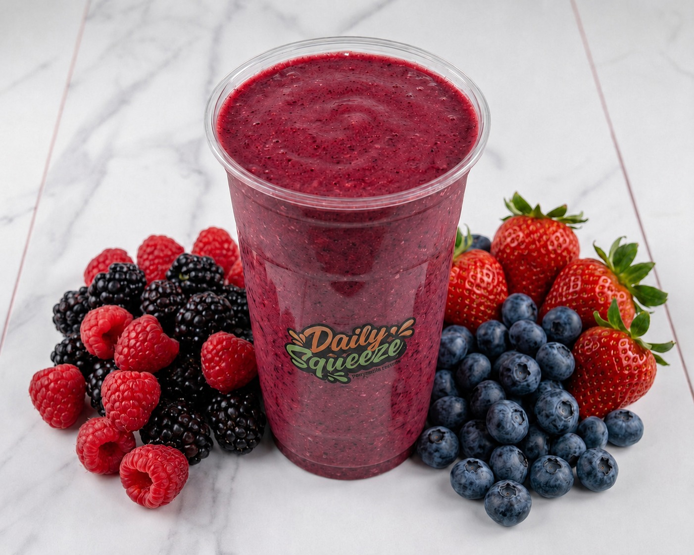 Berry Burst Smoothie from Daily Squeeze Juice Bar